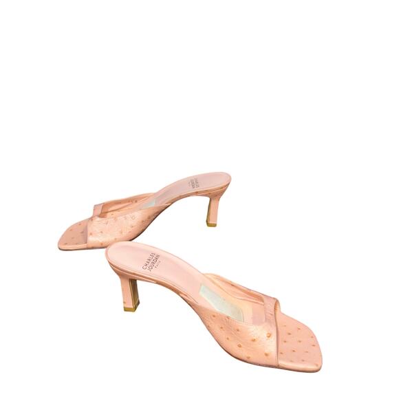 Vintage Charles jourdan leather mules size 7.5B - Picture 4 of 9